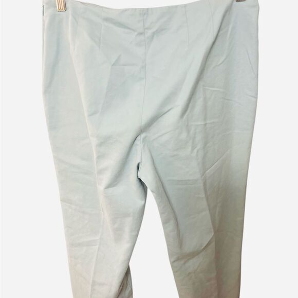 St. John Capri Light Blue Pants Tiffany Blue 10 Medium - Picture 7 of 12